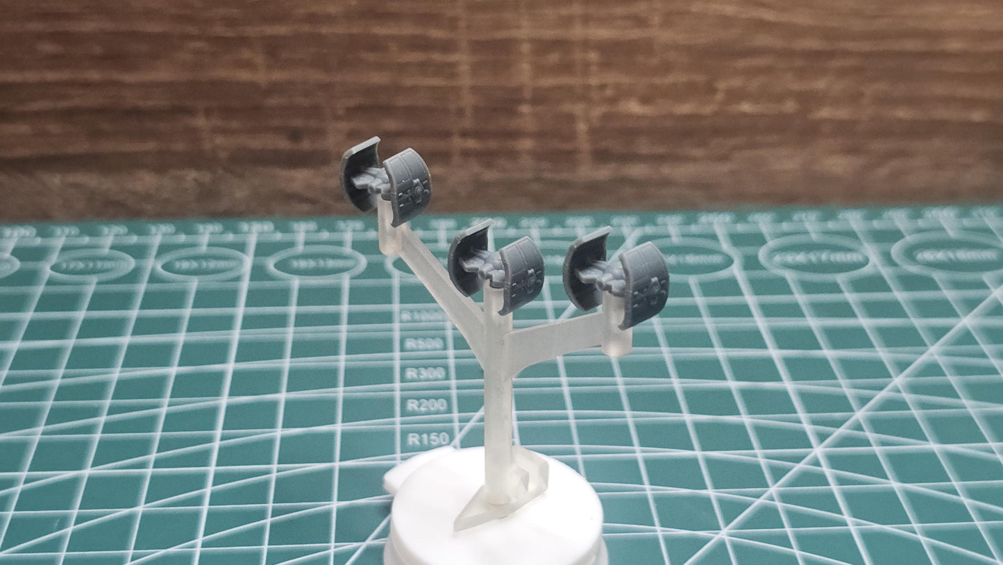 Imperial Tie Inquisitor Squadron (9pcs): 3D Printed Armada proxy