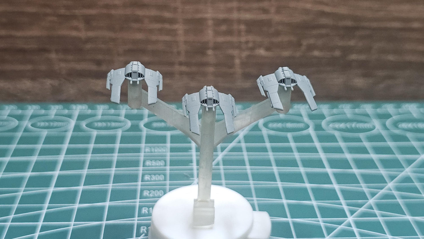 SW Armada CIS Sabaoth defender 9pcs - Wargaming - Table top - 3D printed miniatures