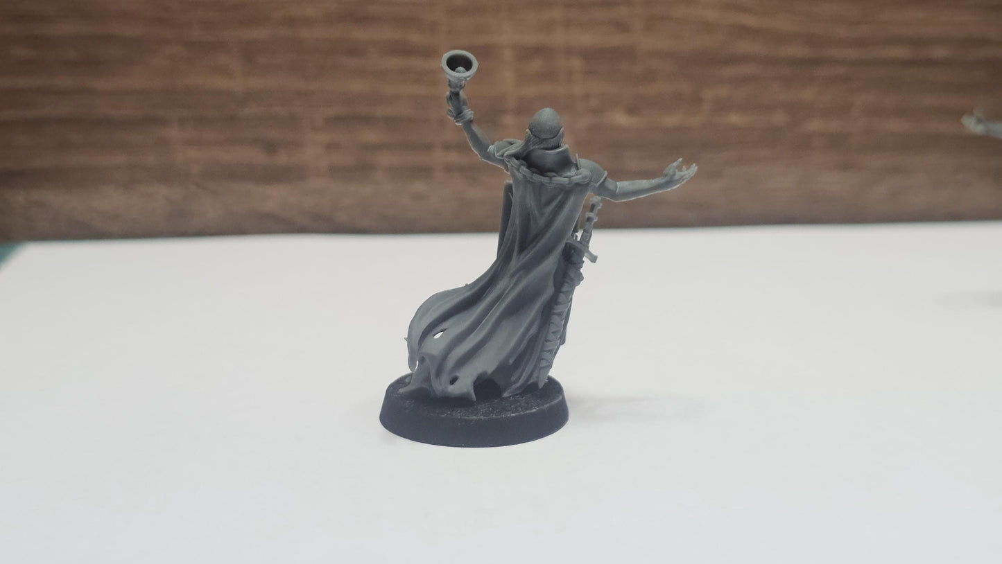 3D Printed miniature: Wraith Pilgrims - Slaves by Crab Miniatures - Trench Crusade compatible - Trench ghosts