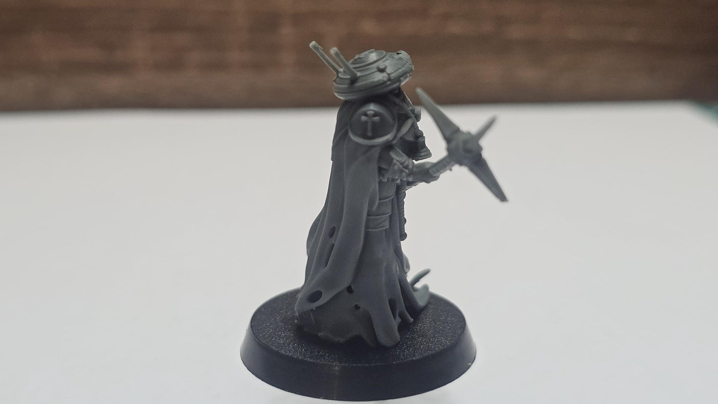 3D Printed miniature: Wraith Pilgrims - Oracle by Crab Miniatures - Trench Crusade compatible - Trench ghosts