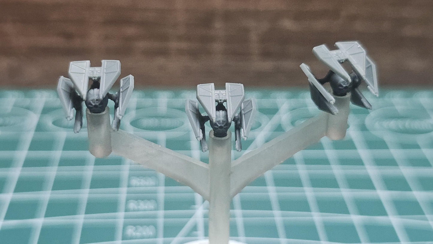 SW Armada Imperial Tie Defender 9pcs - Wargaming - Table top - 3D printed miniatures