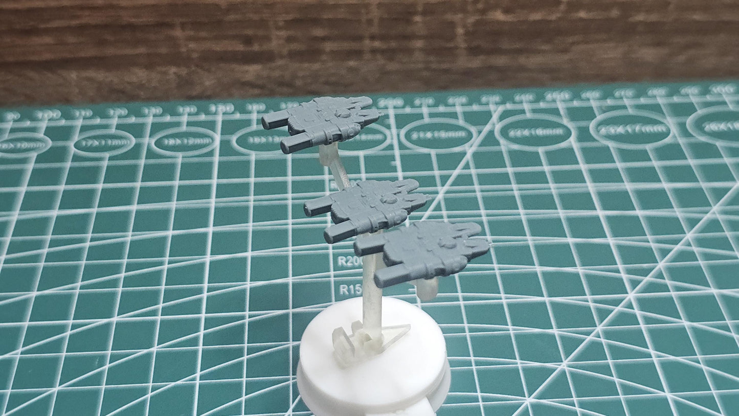 SW Armada Rebels H Wing 9pcs - Wargaming - Table top - 3D printed miniatures