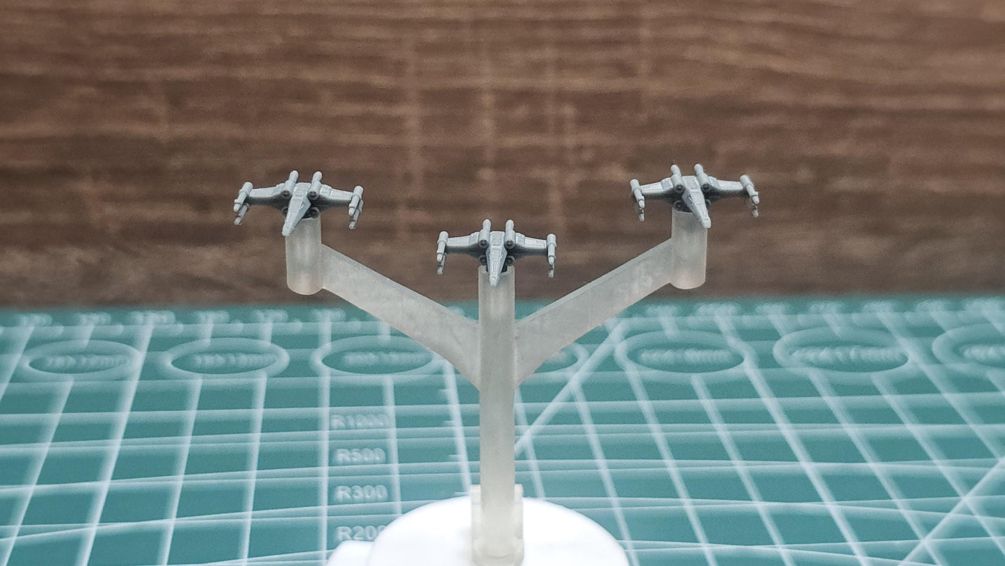 SW Armada Rebels T65 X-Wing 12pcs - Wargaming - Table top - 3D printed miniatures