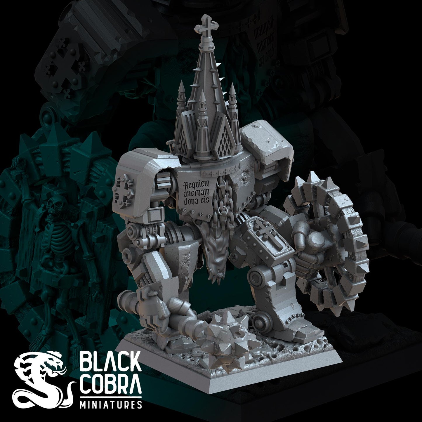 3D printed miniature: Exiles - Anchorite Shrine by BlackCobra Miniatures - Trench Crusade compatible