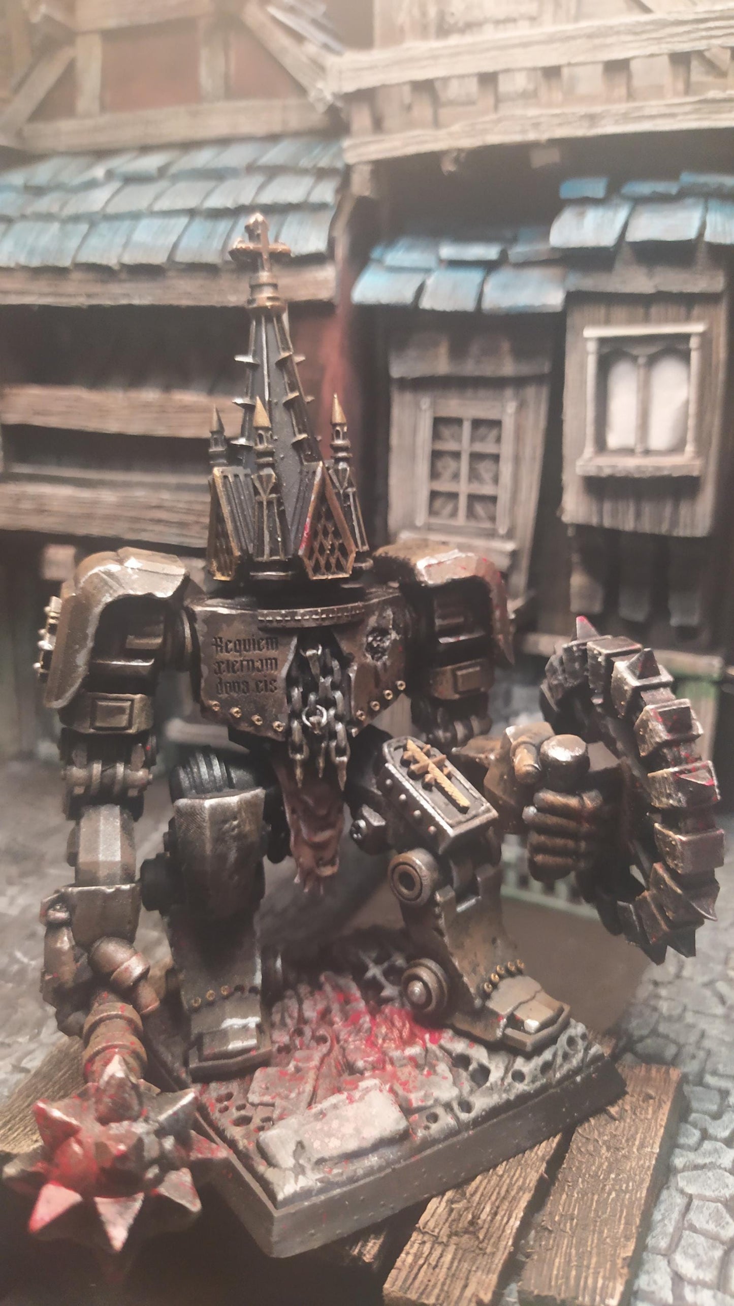 3D printed miniature: Exiles - Anchorite Shrine by BlackCobra Miniatures - Trench Crusade compatible