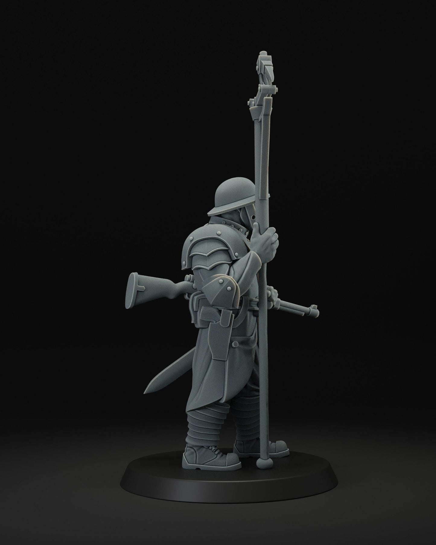 3d printed miniature: Trench Wire cutter by JK Remo - Trench Crusade compatible - new antioch