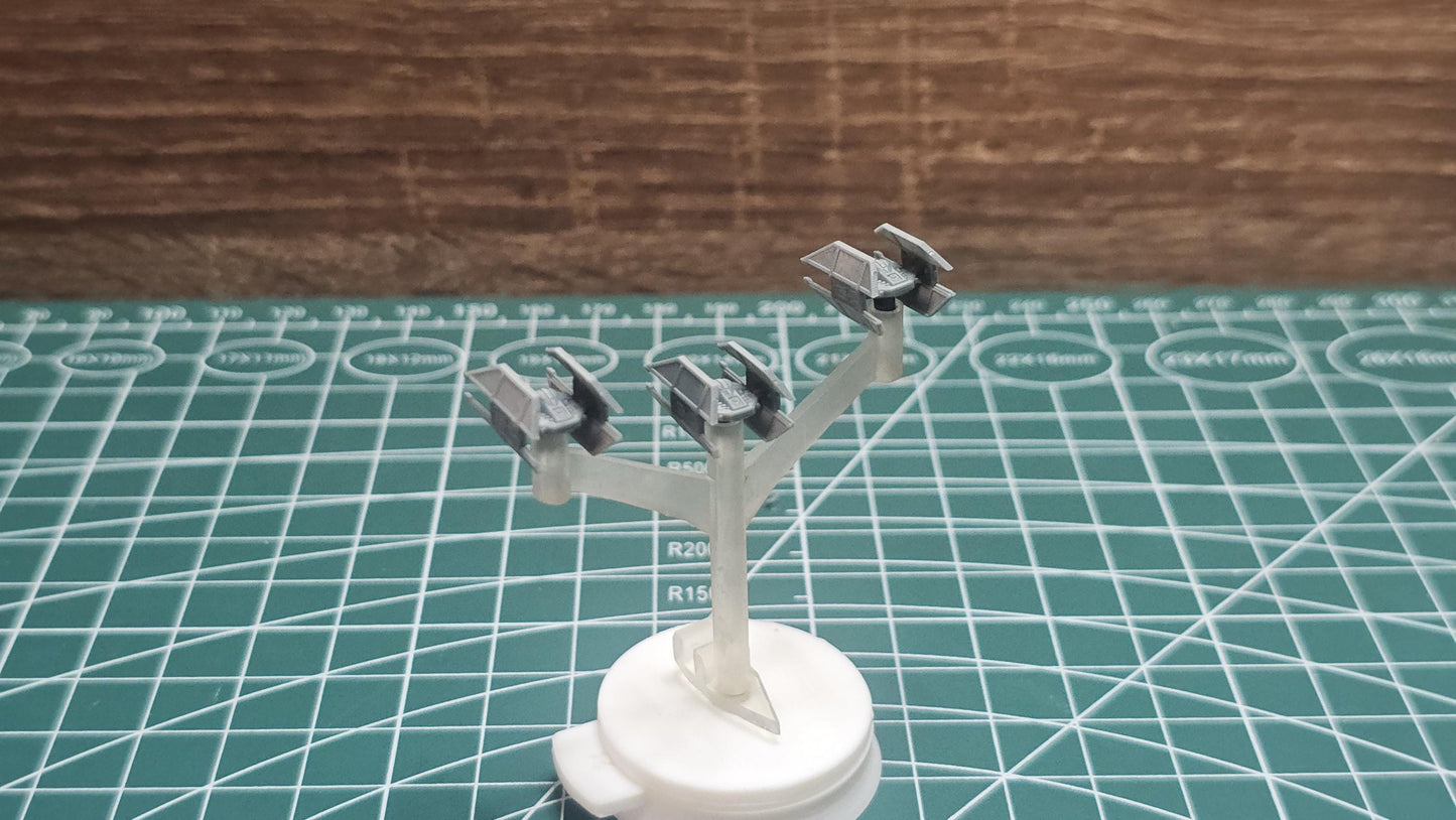 Imperial Tie Avenger Squadron (9pcs): 3D Printed Armada proxy