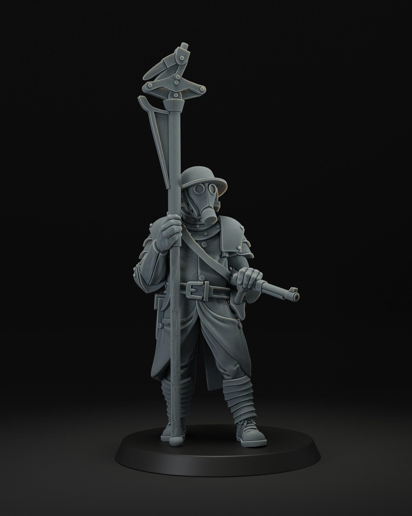 3d printed miniature: Trench Wire cutter by JK Remo - Trench Crusade compatible - new antioch