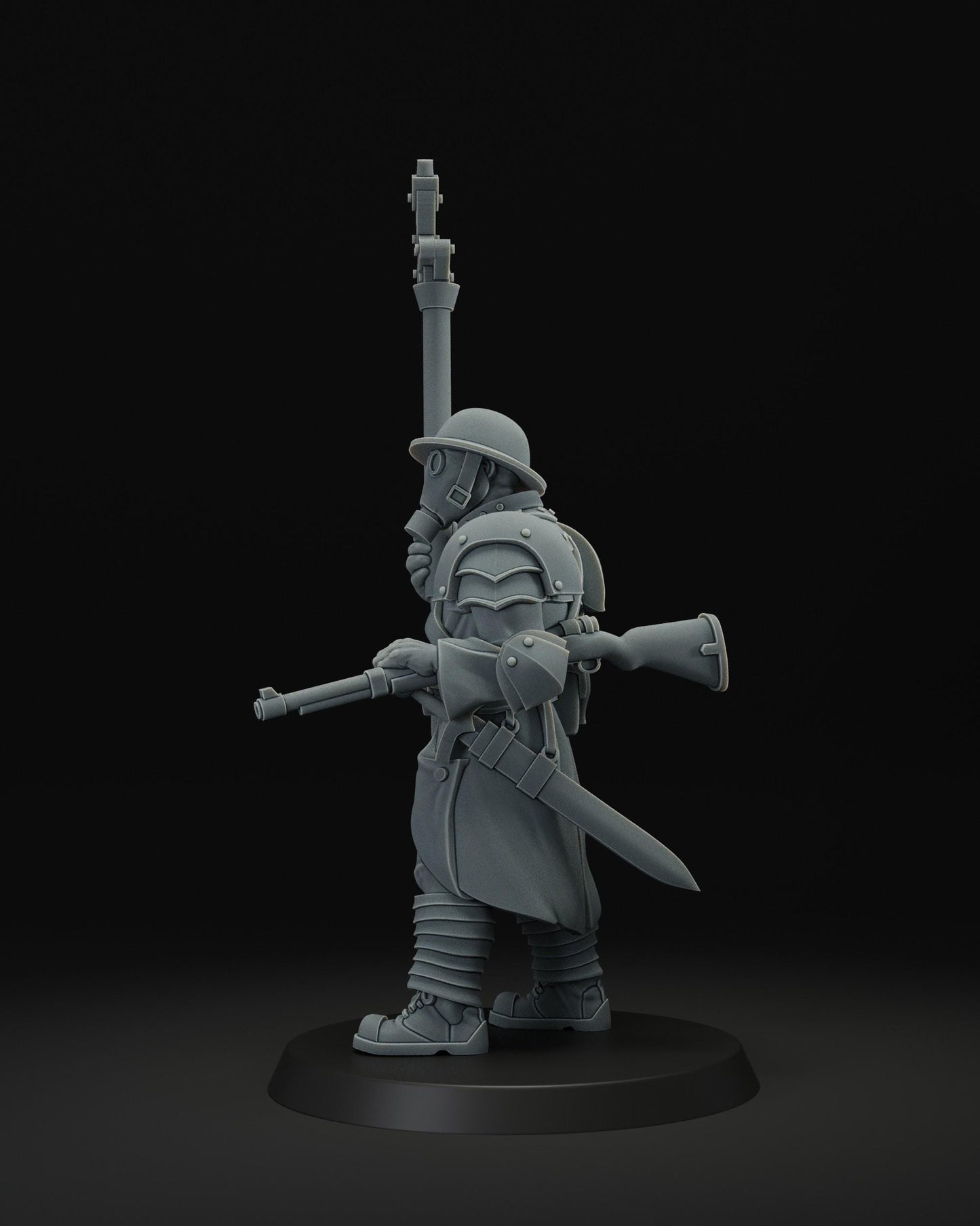 3d printed miniature: Trench Wire cutter by JK Remo - Trench Crusade compatible - new antioch