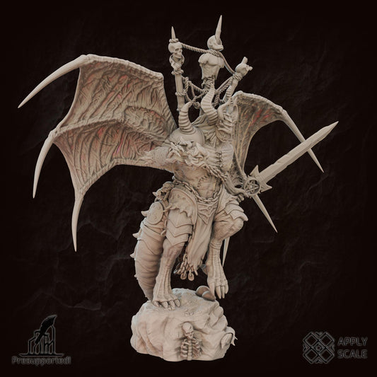 Preator Warrior Deamon - 3D printed Grimdark Miniature