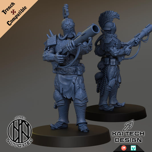 Heretic Legion Warband - 17x Grimdark Miniature - 3D printed Grimdark Miniature