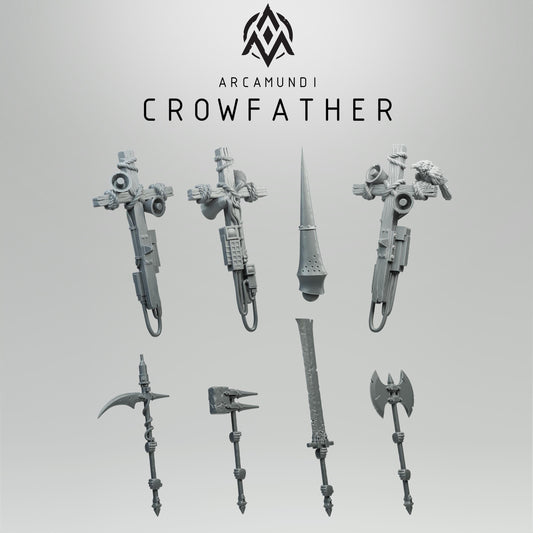 The Crowfather - Prophet of War - 3D printed Grimdark Miniature