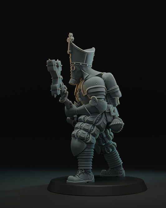 Papal Battle Cleric - 3D printed Grimdark Miniature