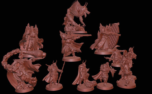 Disciples of Greed Warband - 14x Resin Miniatures - 3D printed Grimdark Miniature