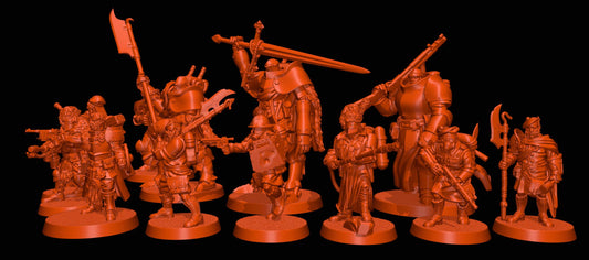 Highlanders warband by Funduk25/Dimomodels- 15x Grimdark miniature - 3D printed Grimdark Miniature