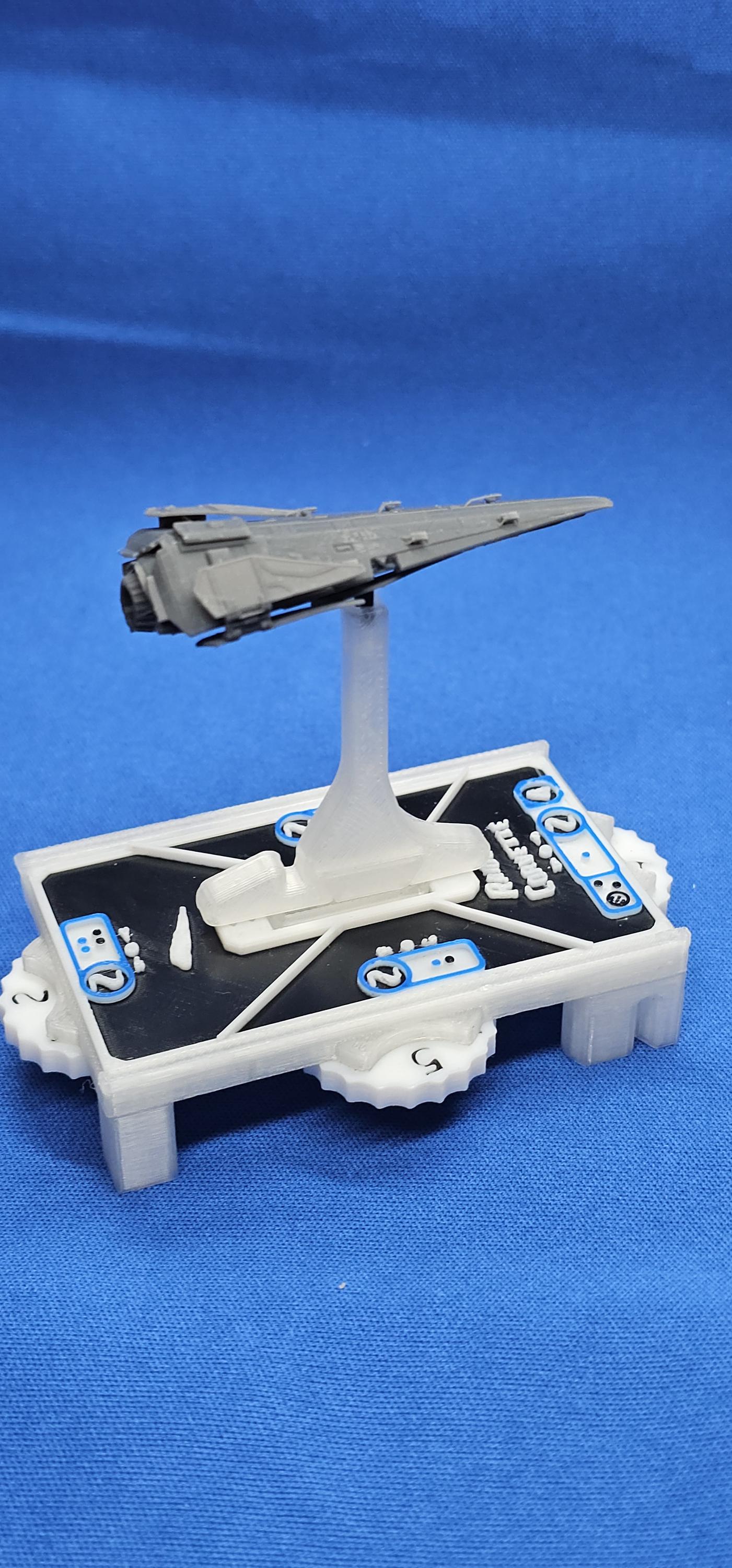 Star Wars Armada Imperial Raider Corvette – Length:61mm High-Detail 3D Printed Model