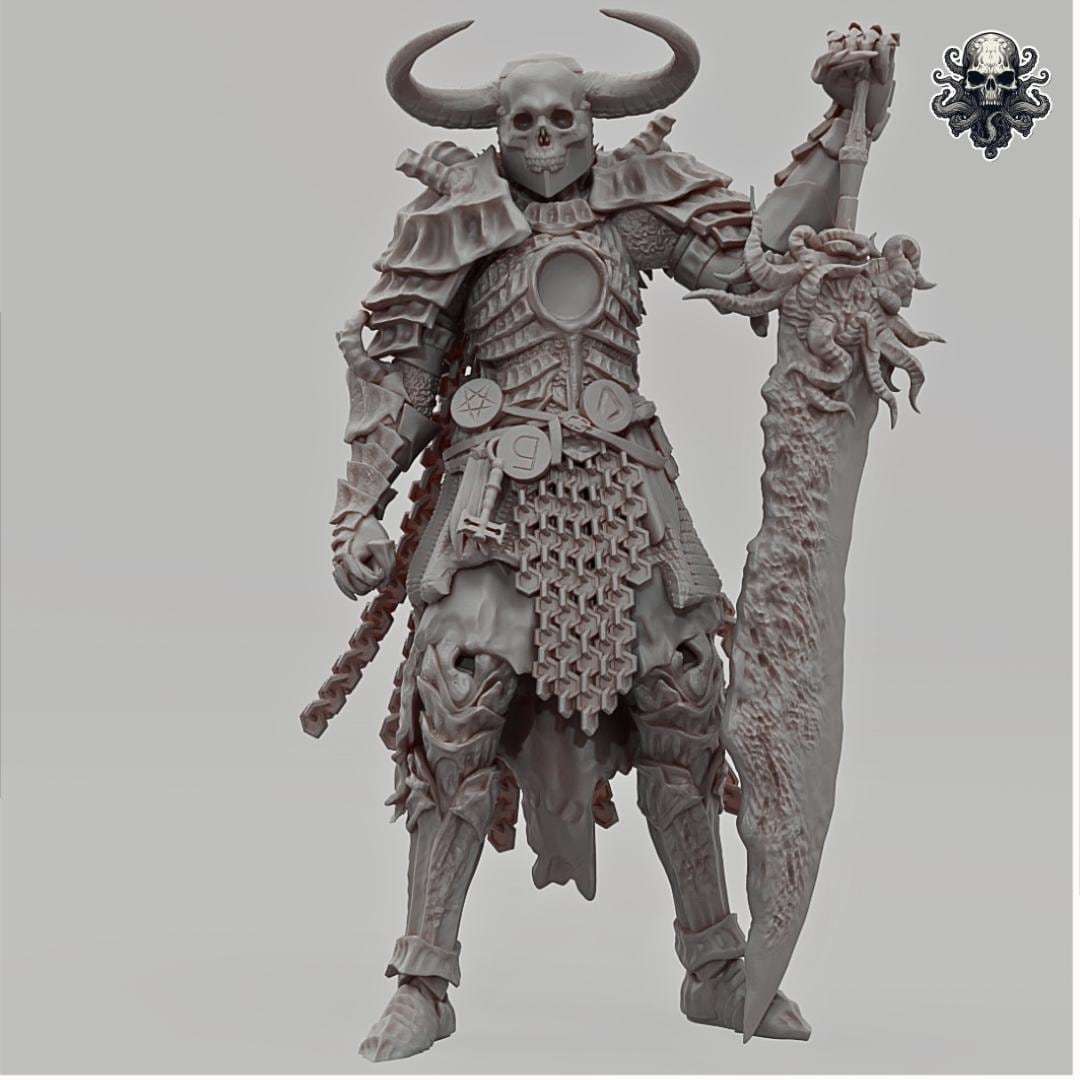 Ringed City Hell Knights - 3D printed miniature - Wargaming - Trench Grimdark