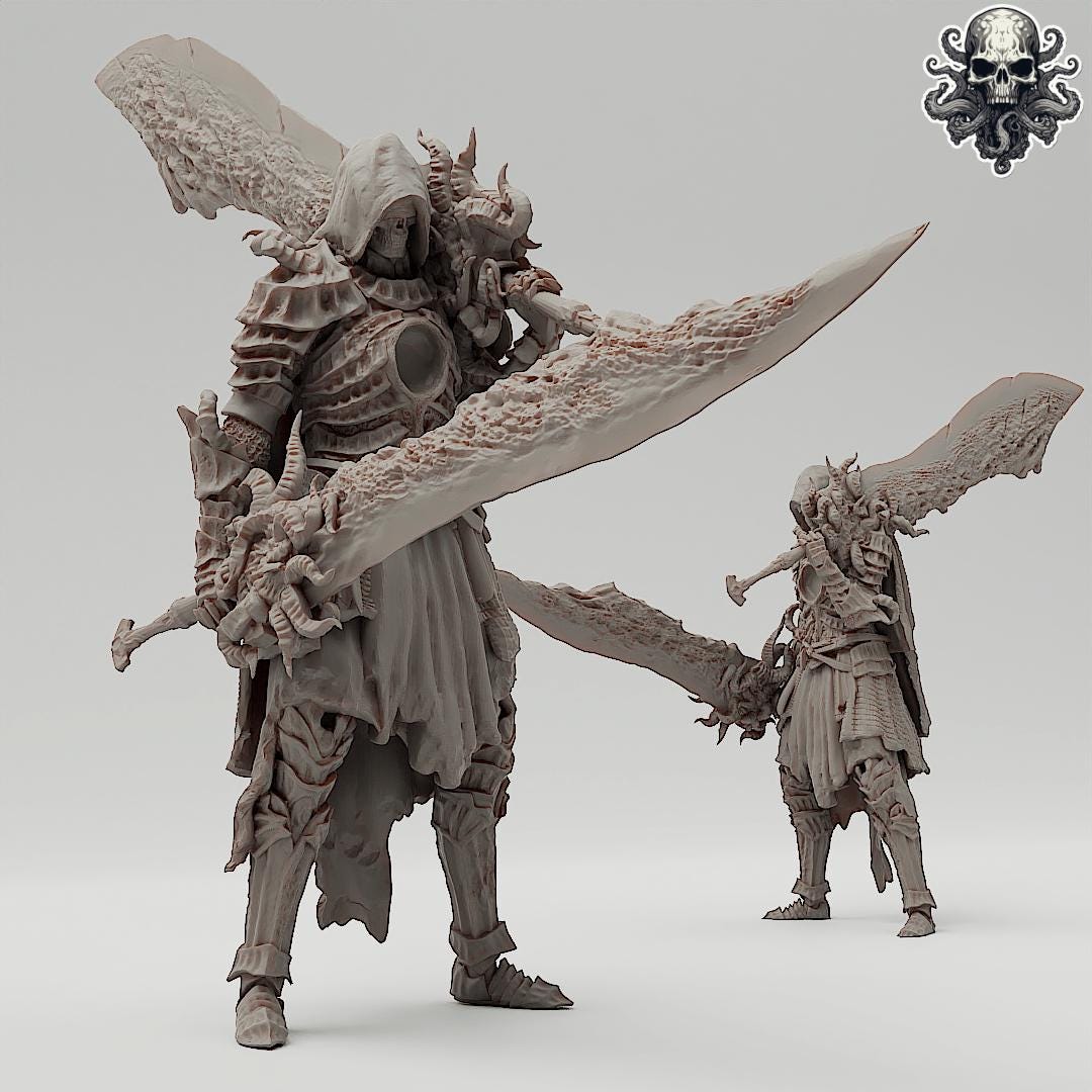 Knights of the Realms - 3D printed miniature - Wargaming - Trench Grimdark