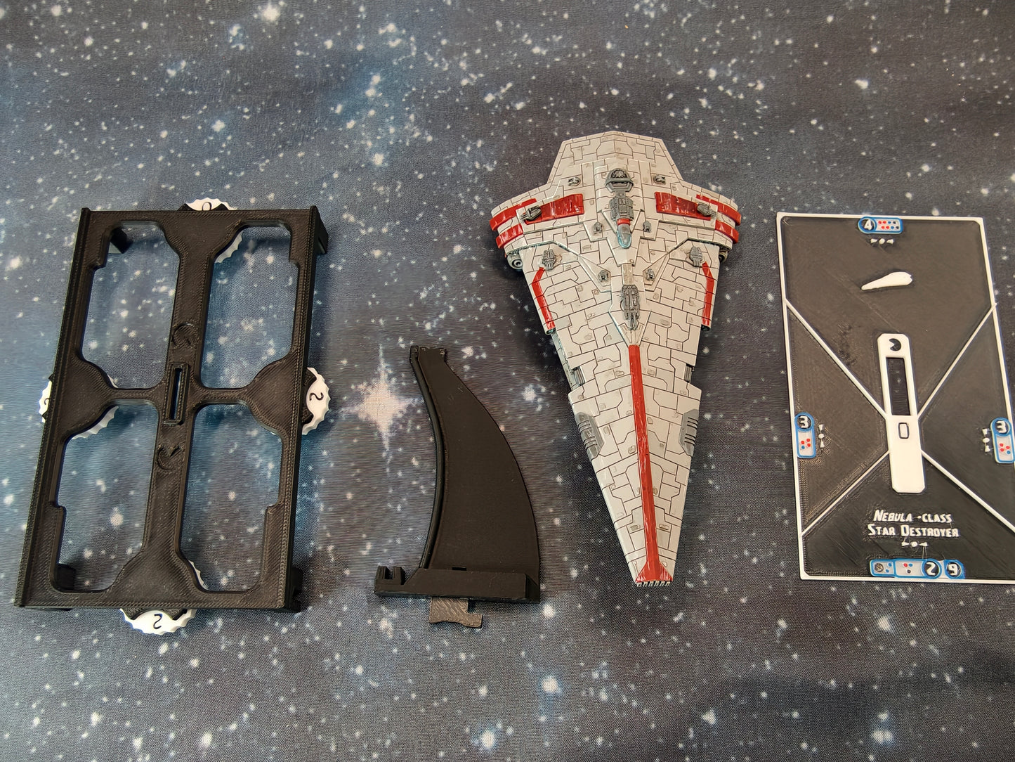 Republic Nebula class Star Destroyer – Length:154mm - 3D printed Armada Nexus/Legacy Upgrade
