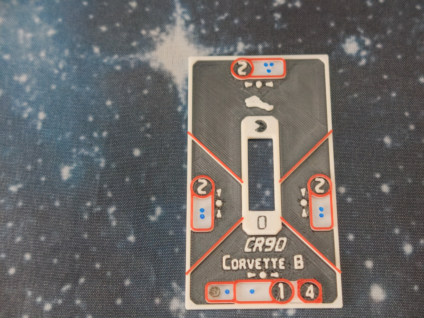 Rebel CR-90 "FarStar Sym" Corvette – Length:58mm - 3D printed Armada Nexus/Legacy Upgradea
