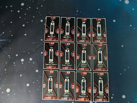 Rebel ship Base tokens – Compatible with Armada Scale games