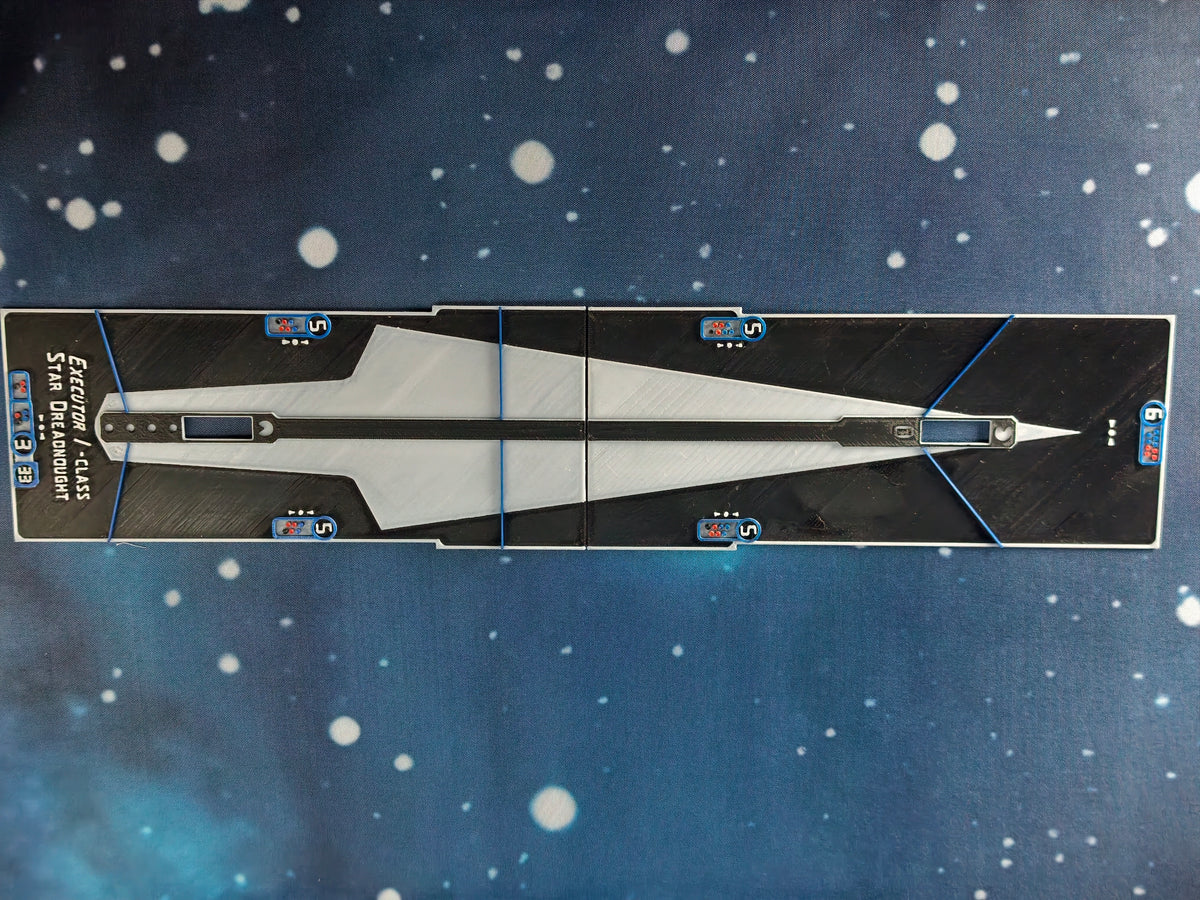 Imperial ship Base tokens – Compatible with Armada Scale games