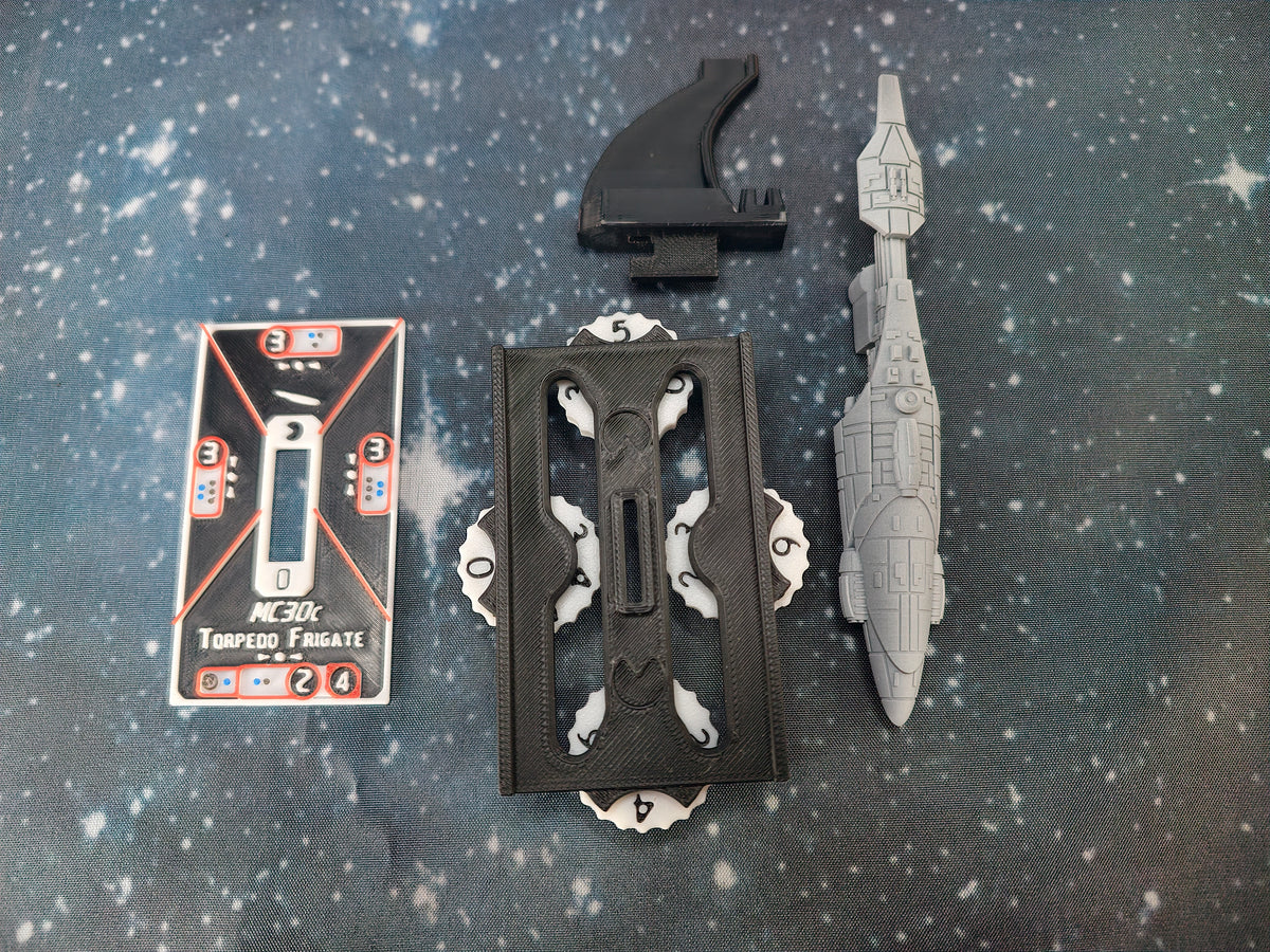 MC30c Torpedo Frigate high-detail physical resin miniature