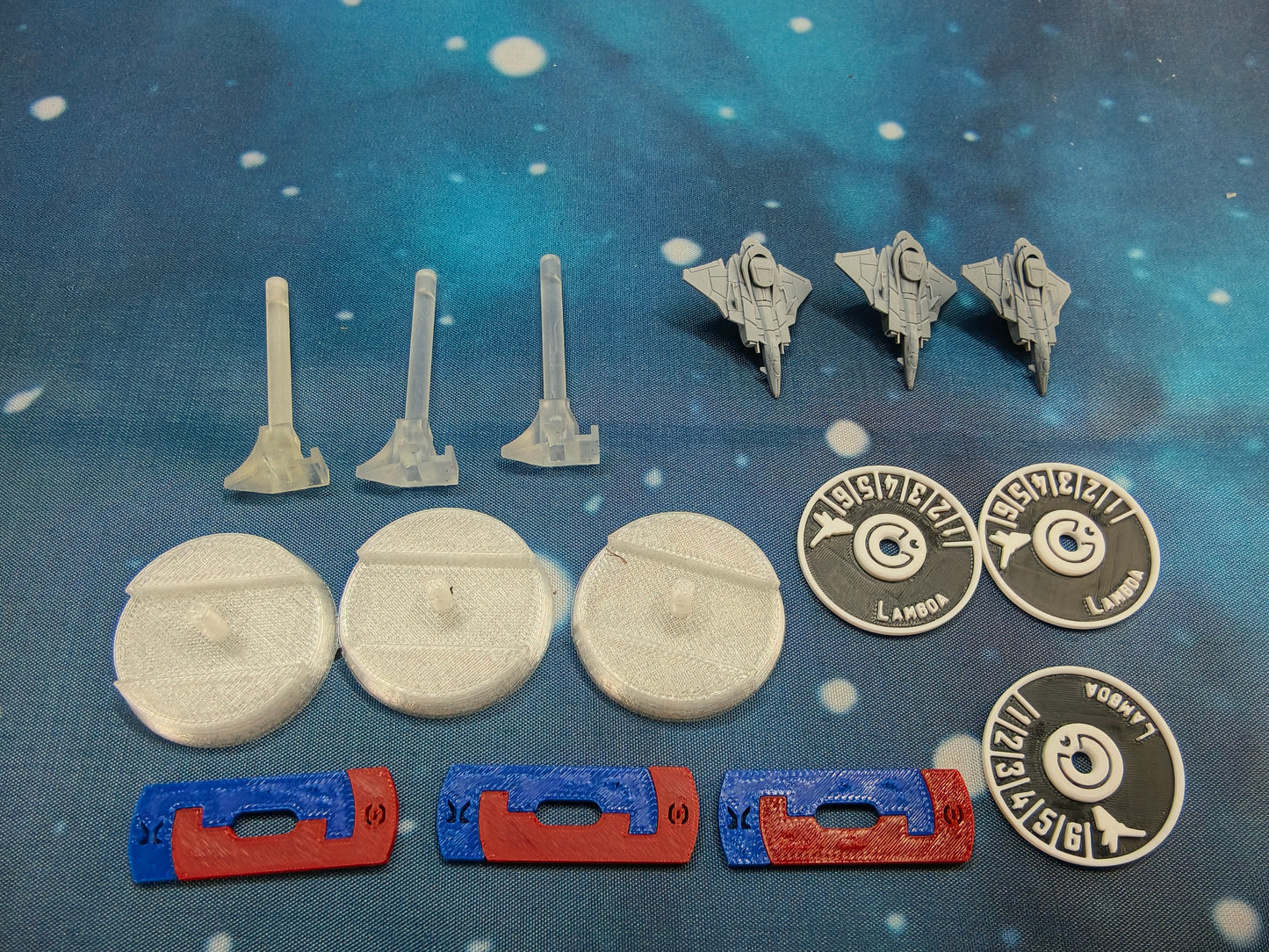 UNSC Winter-class Prowler stealth squadron (3pcs) – Compatible with Halo Fleet Armada