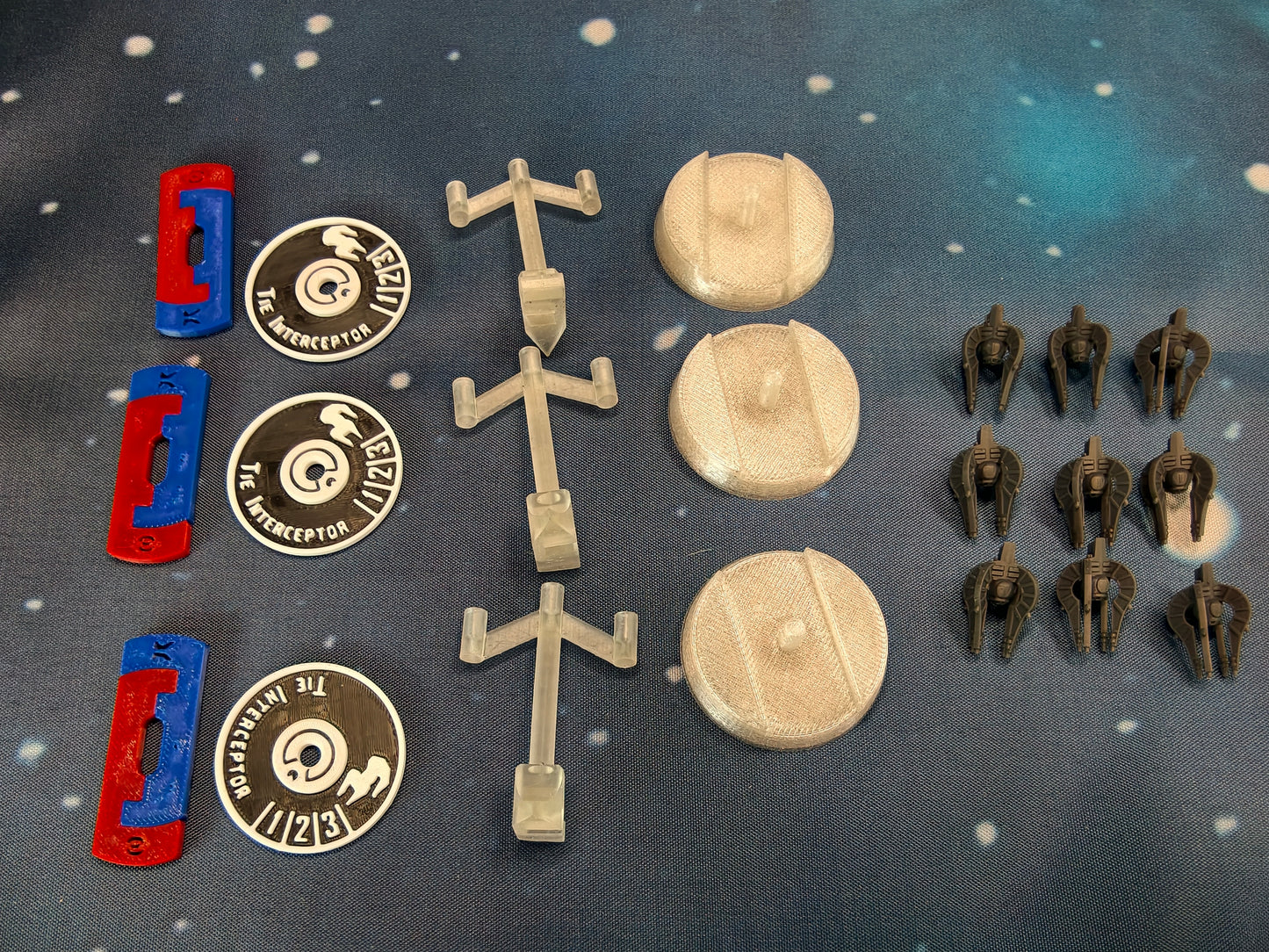 Imperial Nssis Clawcraft fighter Squadron – 9pcs – 3D printed Armada model