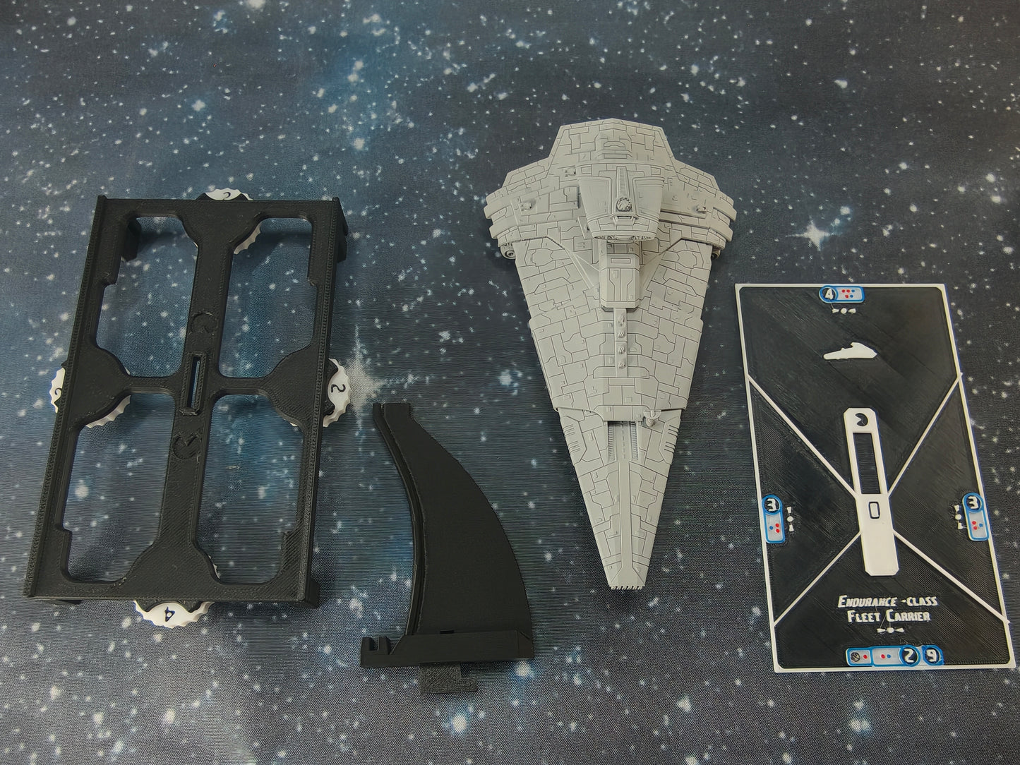 Endurance-class Fleet Carrier – Length:154mm - 3D printed Armada Nexus/Legacy Upgrade
