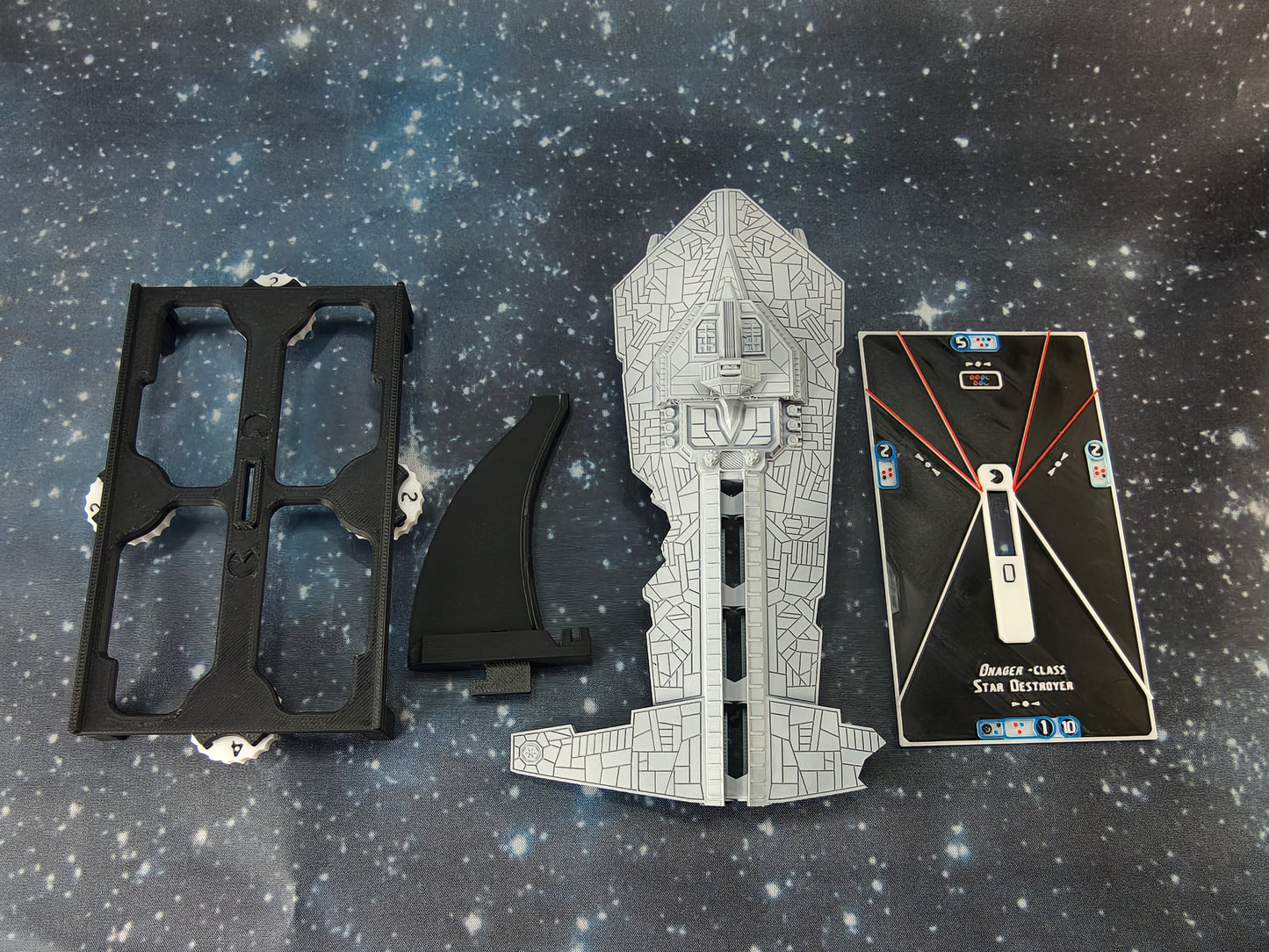 Damaged Onager-Class Star Destroyer – Length:171mm - 3D printed Armada Nexus/Legacy Upgrade