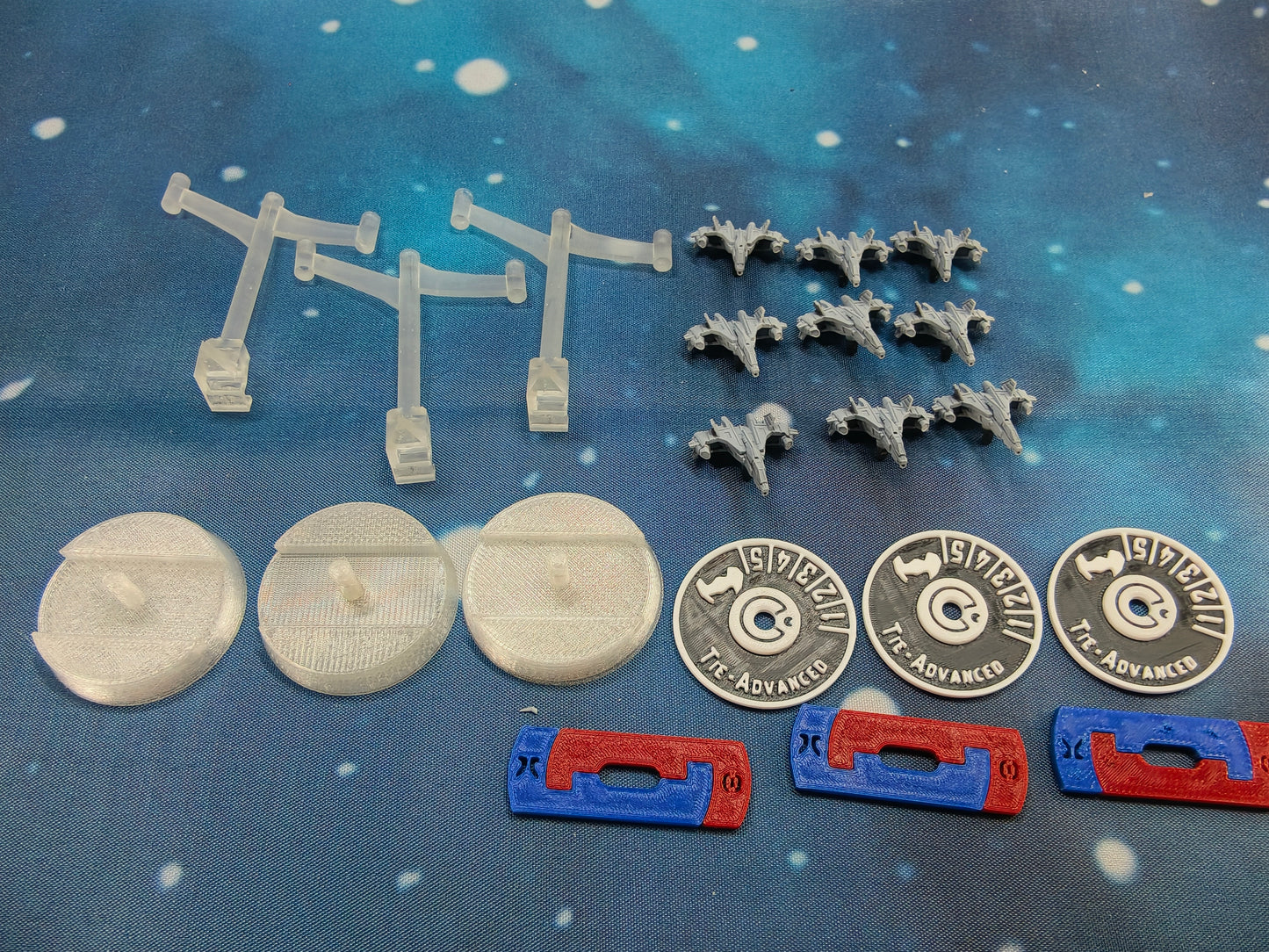 UNSC F41 Broadsword-class Fighter Squadron (9pcs) – Compatible with Halo Fleet Armada