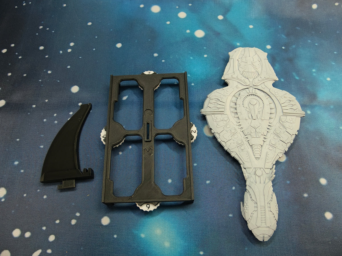 Covenant RCS Maugen-pattern Armored Cruiser (189mm) – Compatible with Halo Armada