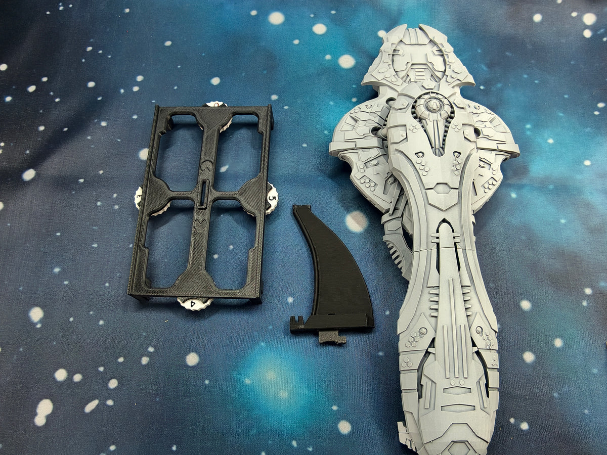 Covenant ORS Varric-pattern heavy cruiser (310mm) – Compatible with Halo Armada
