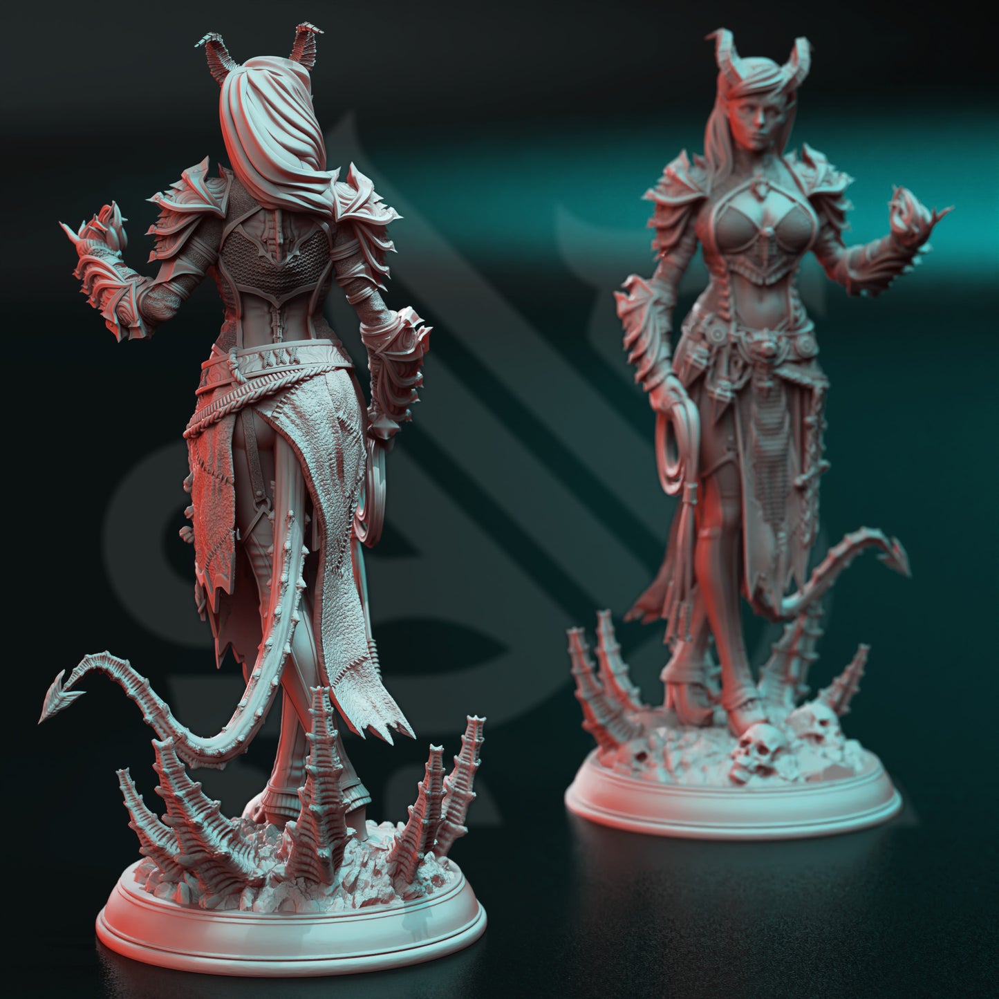 Tiefling Fiend Warlock - Skardi of the Third | DM Stash | D&D