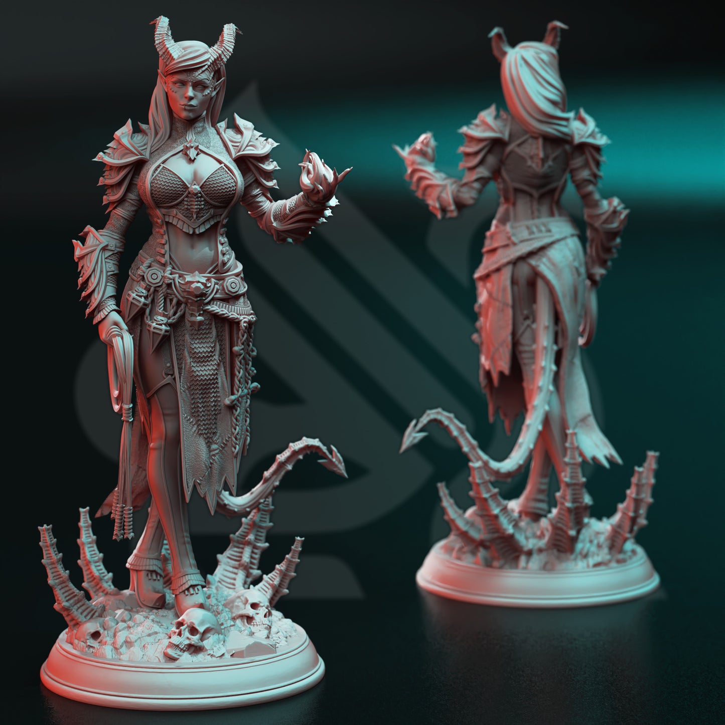 Tiefling Fiend Warlock - Skardi of the Third | DM Stash | D&D