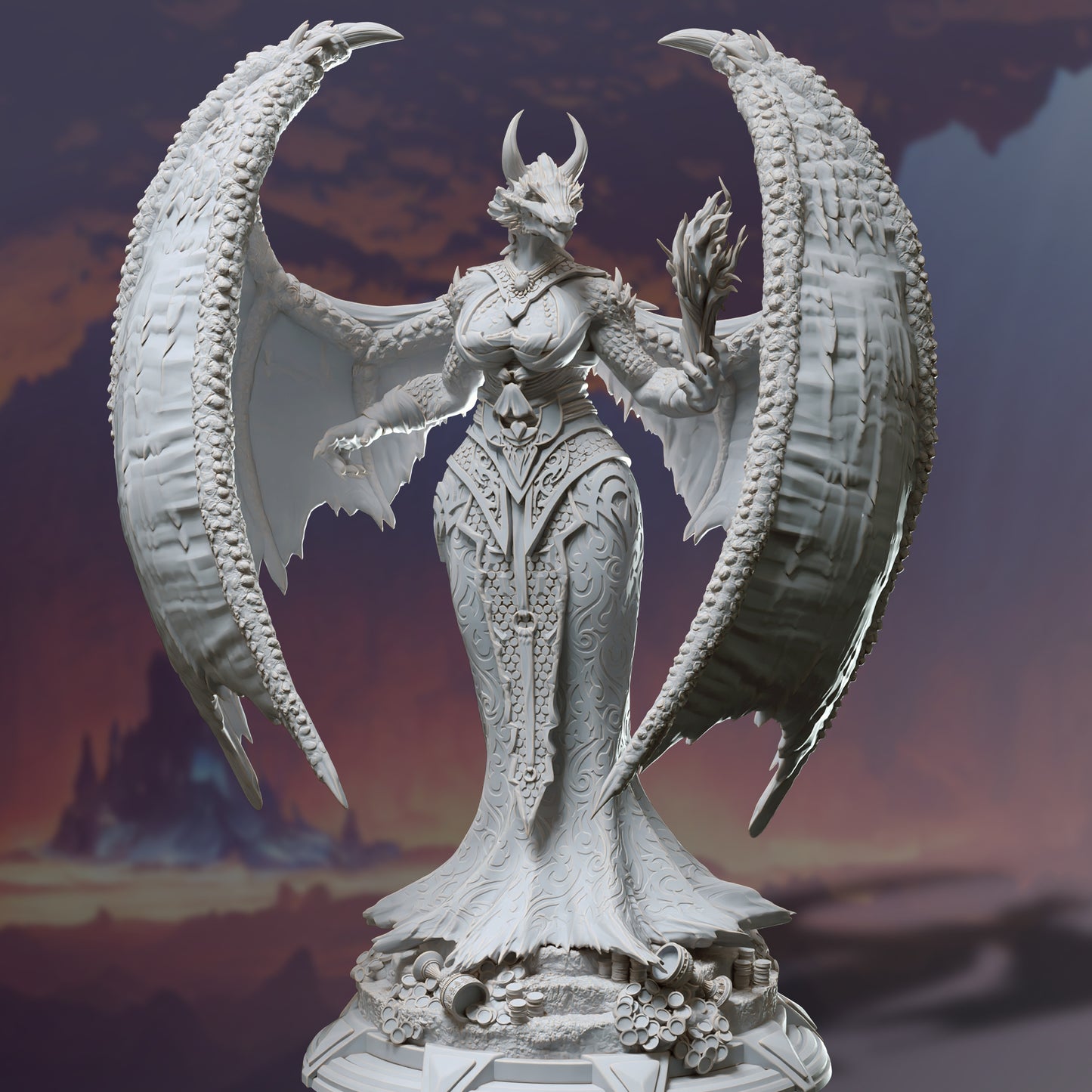 Dragon Warlock - Tharvaya | DM Stash | D&D