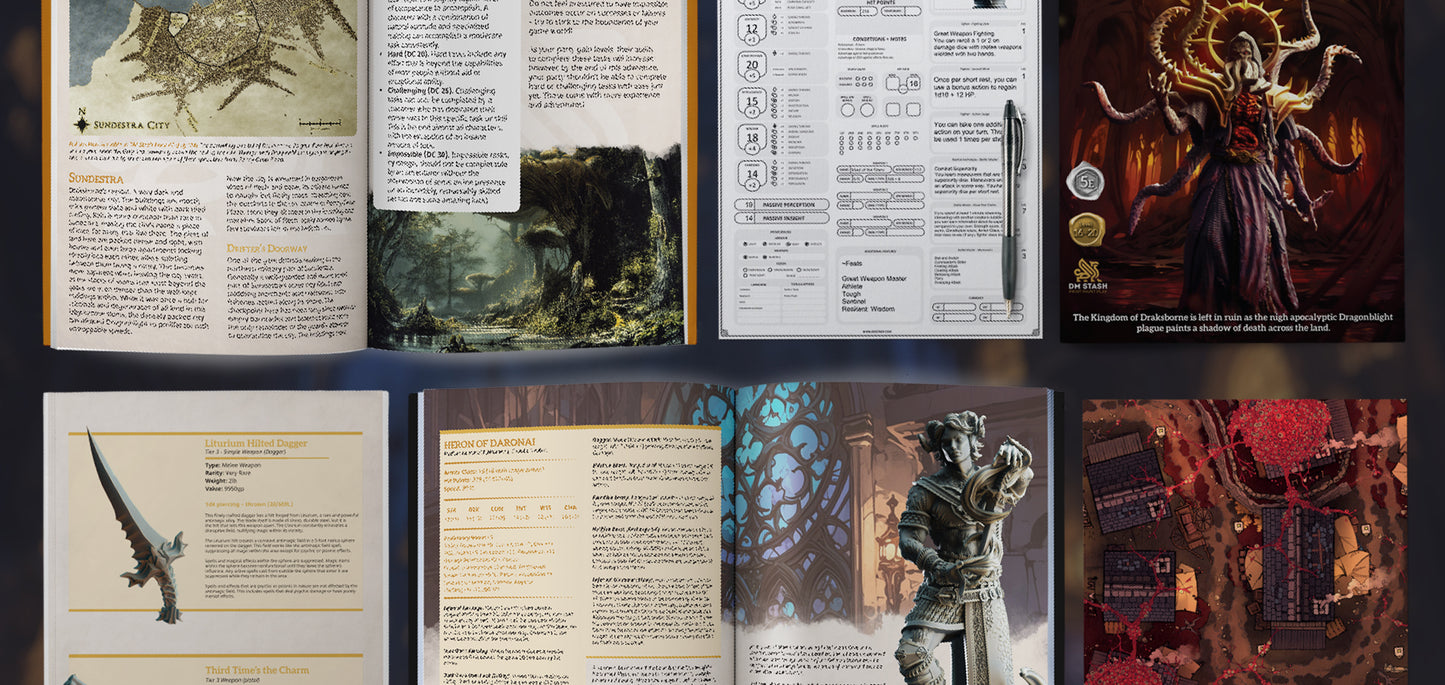 DM Stash : Aberrant Ascension - Full Board and Tabletop game