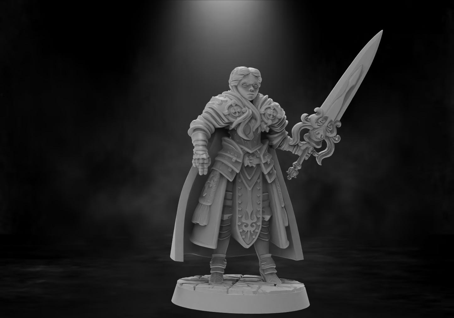 Agnes the female paladin from RN Estudio