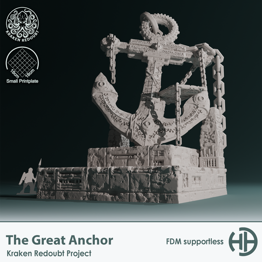 Kraken Redoubt: The Great Anchor by Hexbrick - Wargaming Scenery - Trench Terrain
