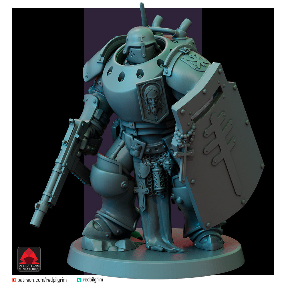Heavy Mechanized Unit Squad by Red Pilgrim Miniature - 3D printed Grimdark Miniature