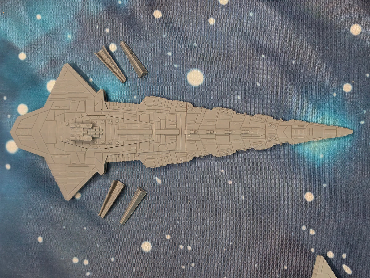 Maelstorm-Class Battlecruiser sci-fi wargaming model