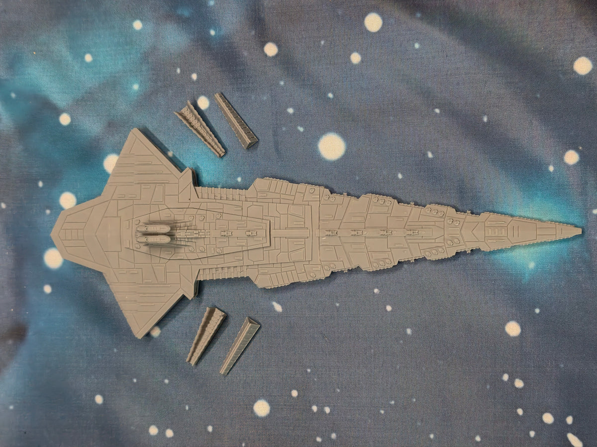 Maelstorm-Class Battlecruiser miniature by DarkWarForge
