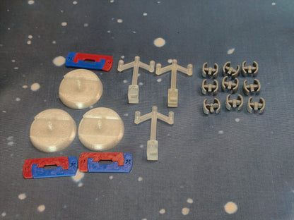 Unpainted Imperial Grand Inquisitor Squadron miniatures 13mm each