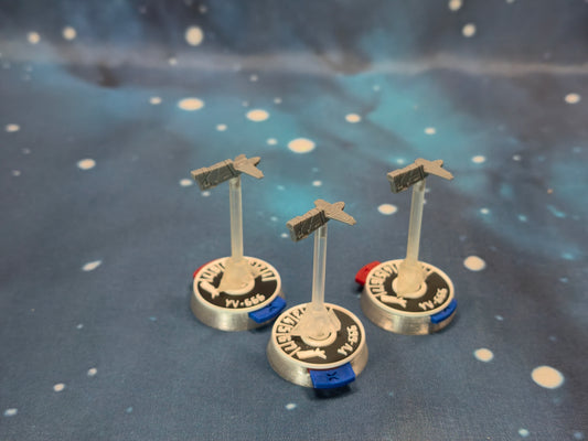 Imperial YV-666 Squadron 3pcs Armada-scale resin miniatures