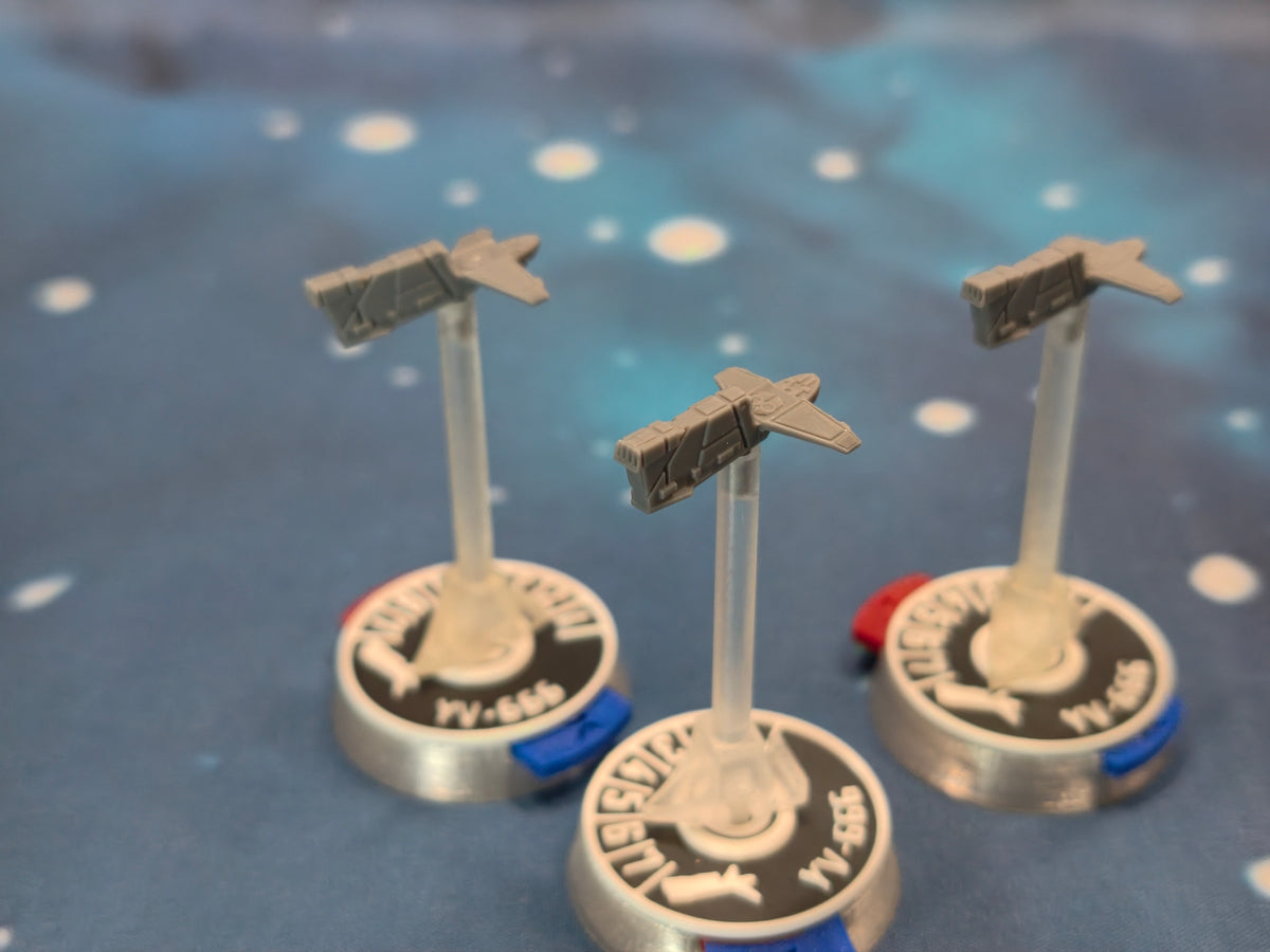 Imperial YV-666 19mm resin spacecraft miniature