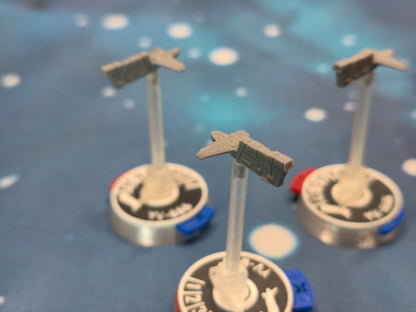Armada-scale Imperial YV-666 miniature spacecraft set