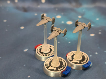 Imperial Sith Infiltrator  – 3pcs - Compatible with Star Wars Armada scale games