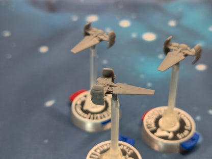 Imperial Sith Infiltrator  – 3pcs - Compatible with Star Wars Armada scale games