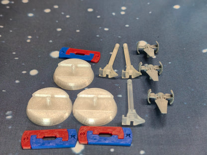 Imperial Sith Infiltrator  – 3pcs - Compatible with Star Wars Armada scale games